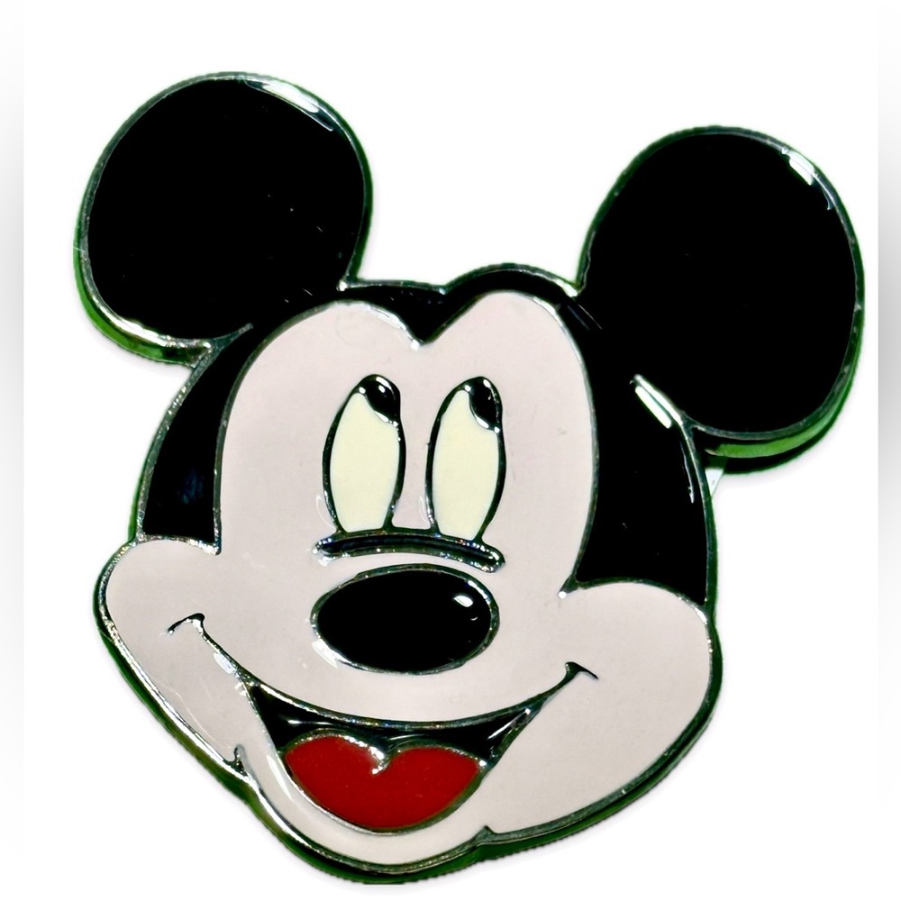 Disney Mickey Mouse Enamel Belt Buckle — vintage